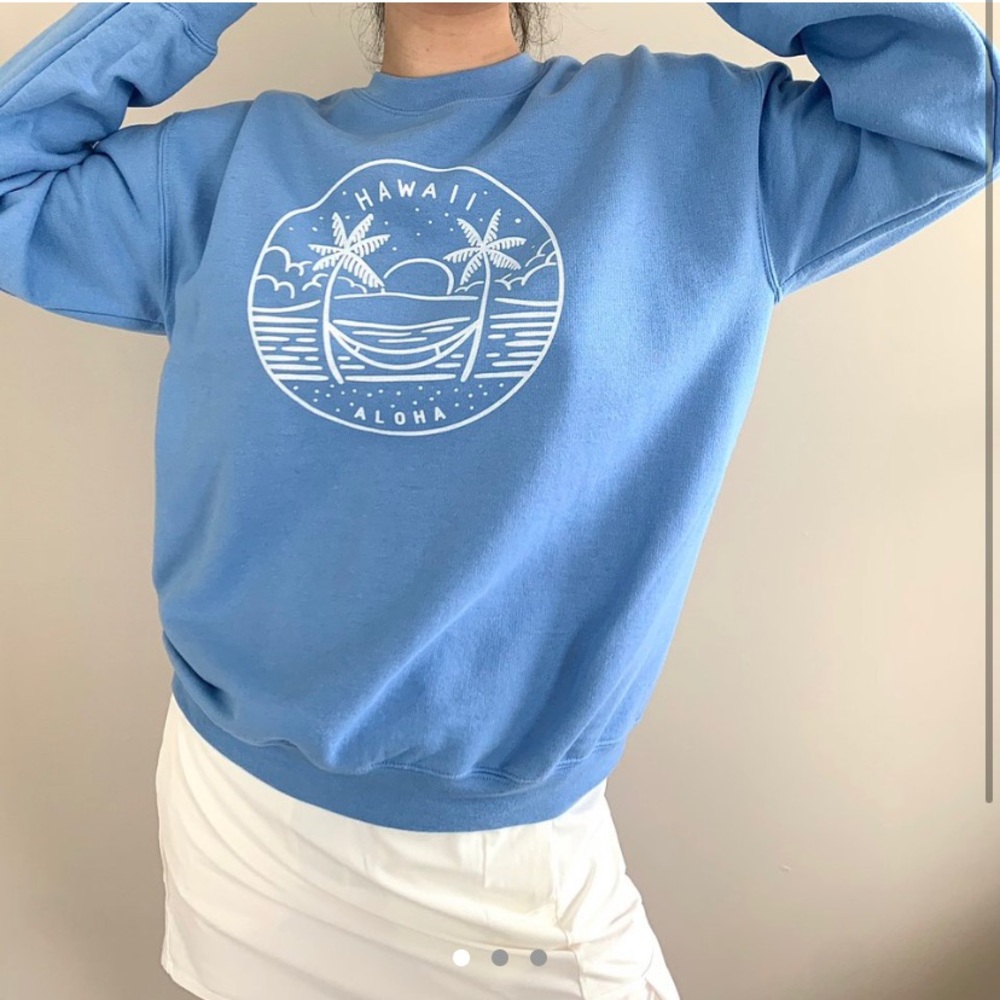 Carolina Blue Hawaii Sweatshirt